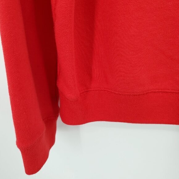Jack Wills Red Spellout Pullover Sweatshirt US 10/UK 14 - Picture 8 of 15